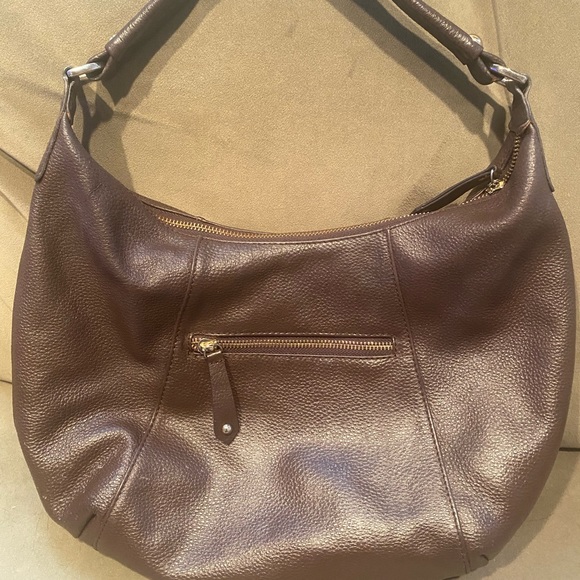 KRISTEN BELLE Brown Leather Satchel HandBag - Picture 6 of 6